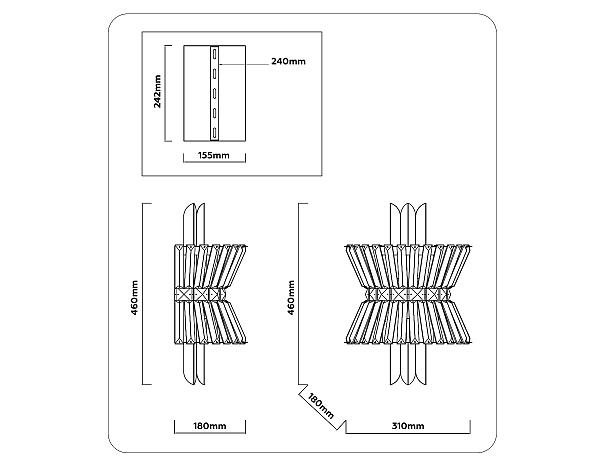 Настенное бра Crystal LH41029