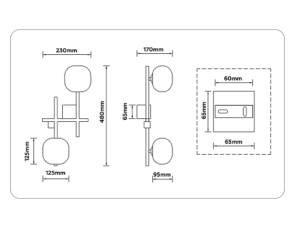 Настенное бра Modern LH51019