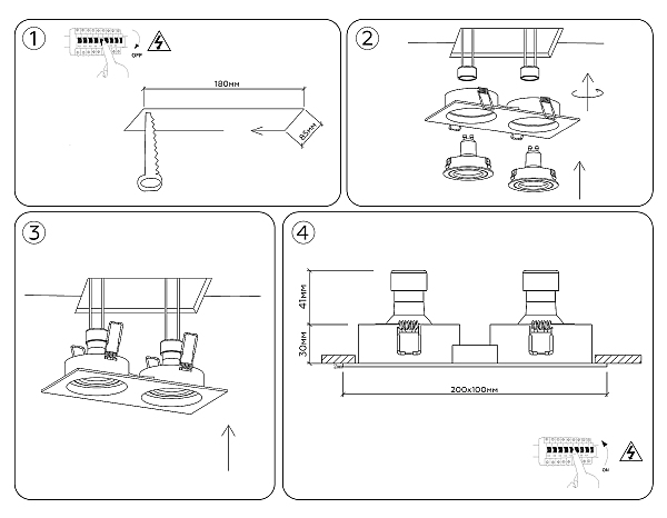 Встраиваемый светильник Standard Tech TN102760