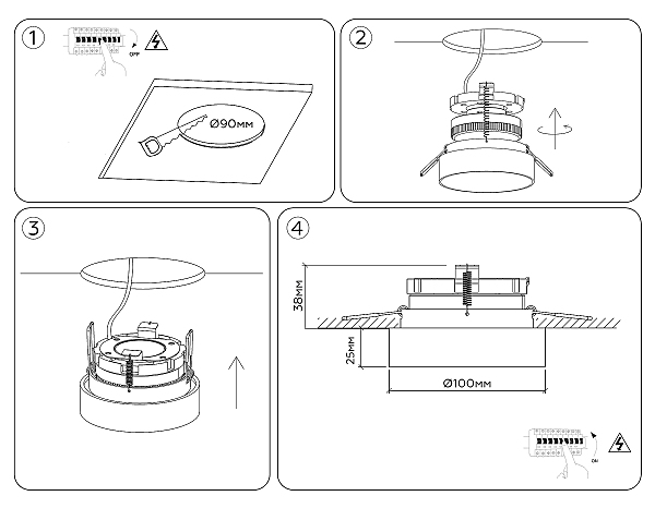 Встраиваемый светильник Standard Tech TN51816