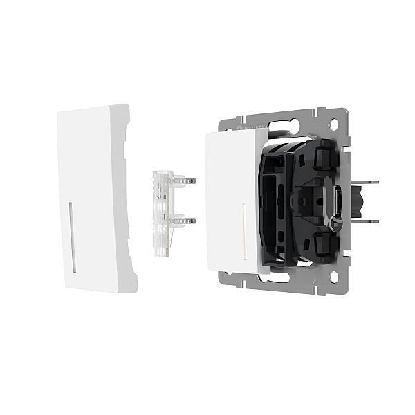 Аксессуар Блок подсветки белый W8010101/ Блок LED подсветки для выключателя 2 шт. (белый)