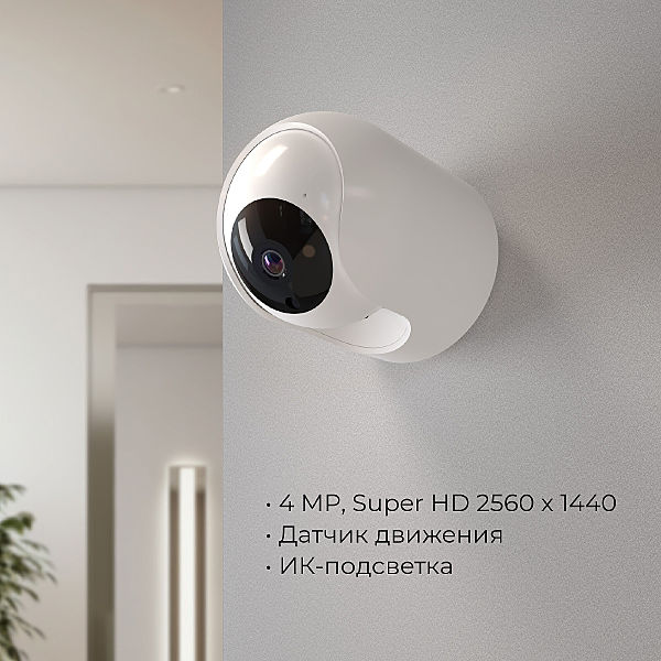 Аксессуар WF 76500/00 Умная видеокамера белая IP20