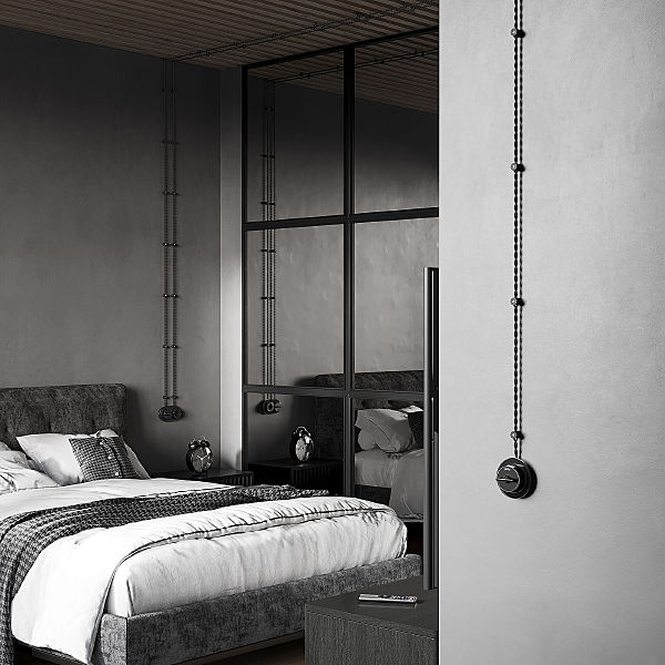 Аксессуар Vintage черный матовый W6433408/ Изоляторы 100 шт (черный матовый) Vintage