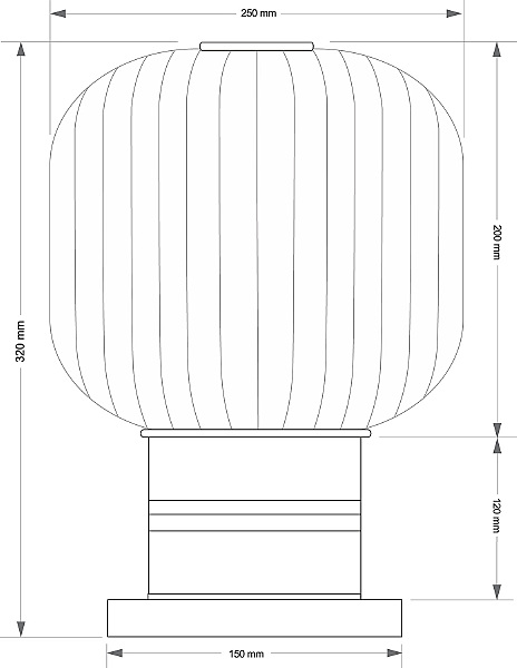 Настольная лампа Alba ALB-LN-2(ZM)