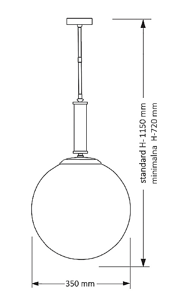 Светильник потолочный Artu Glass ART-ZW-1(Z)G350