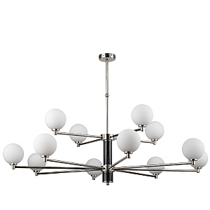 Люстра на штанге Como COM-ZW-8+4(BN/1)B