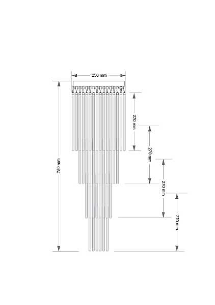 Люстра каскадная Filago FIL-PLM-7(BN)250/270