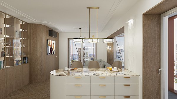 Люстра на штанге Lavone LAV-ZWL-9(P)310