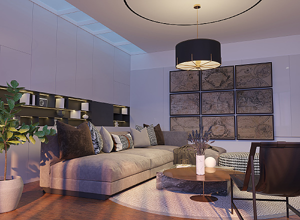 Люстра на штанге Nemi NEM-ZWD-5(Z)