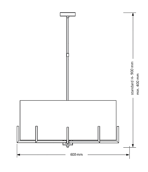 Люстра на штанге Nemi NEM-ZWD-5(Z)