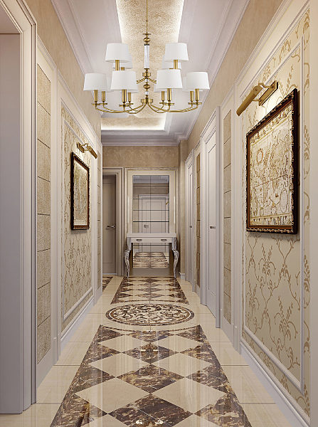 Люстра на штанге Rossano ROS-ZW-8+4(P/A)