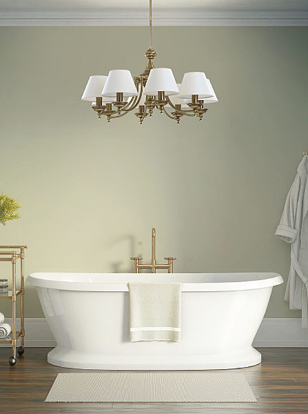 Люстра на штанге San Marino Aba?ur SAN-ZW-10(P/A)CR