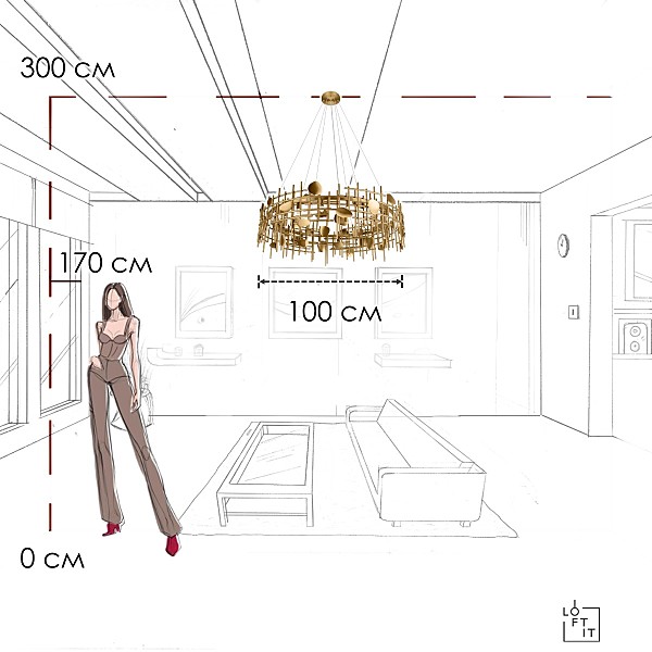Подвесная люстра Escama 10396/1000C