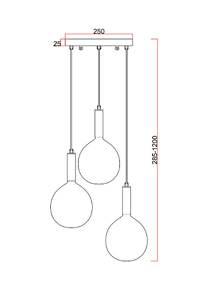 Светильник подвесной Sway FR5269PL-03BZ1