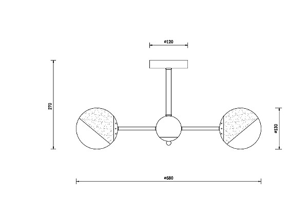 Потолочная люстра Sonnet FR5271PL-03B