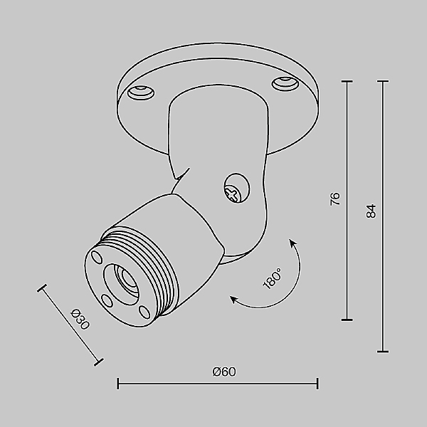 Монтажный элемент Accessories for system Shelf C027CS-B