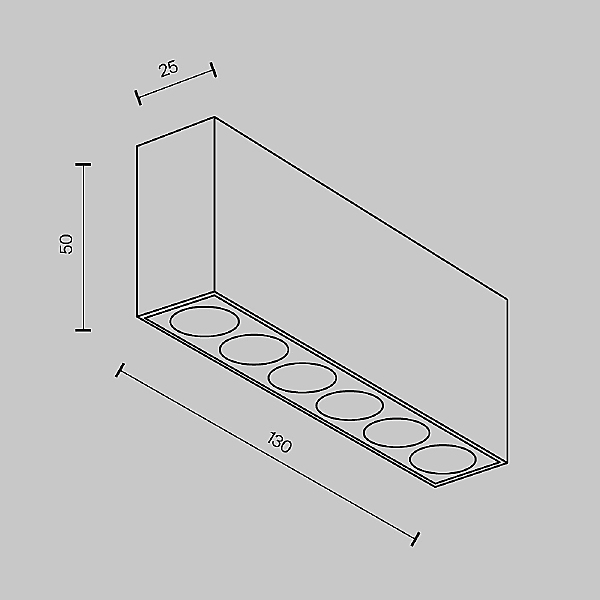 Накладной светильник Points C066CL-12W3-6K-W