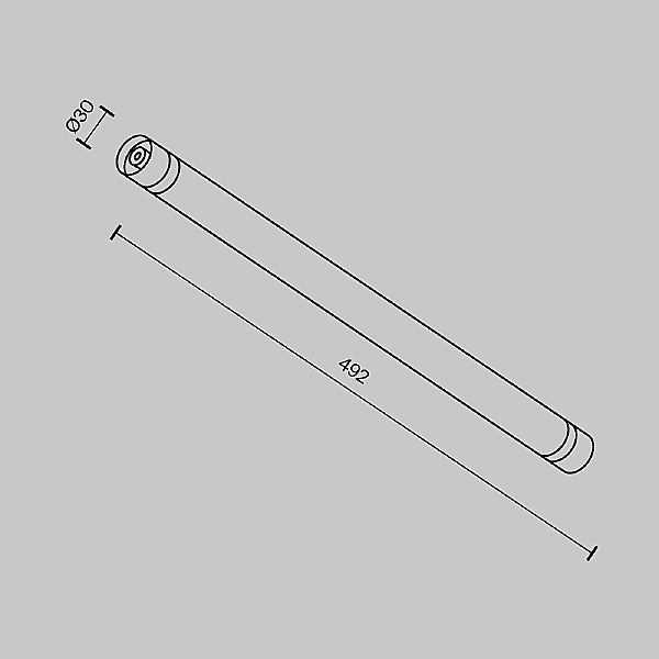 Трековый светильник Larc C148CL-L500-7W3K-B