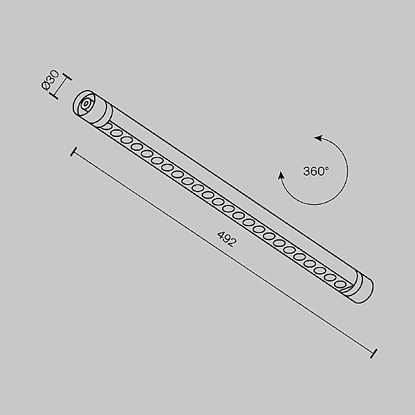 Трековый светильник Points C149CL-L500-12W3K-B