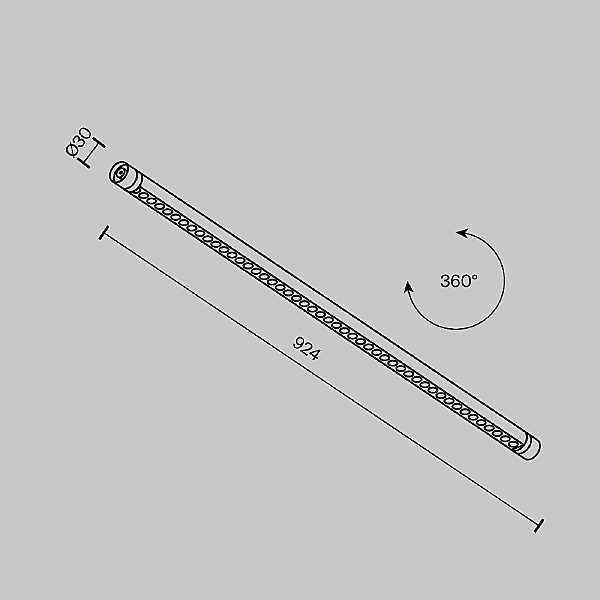 Трековый светильник Points C149CL-L900-24W3K-B