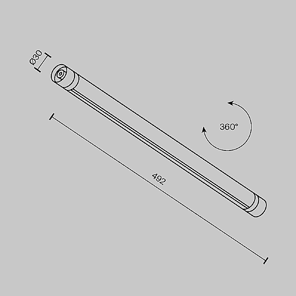 Шинопровод Accessories for system Shelf CA012-TRX-500-B