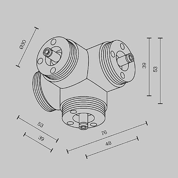 Коннекторы Accessories for system Shelf CA019L4C-B