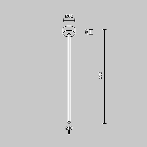 Монтажный элемент Accessories for system Shelf CA030C-SL-L500-B