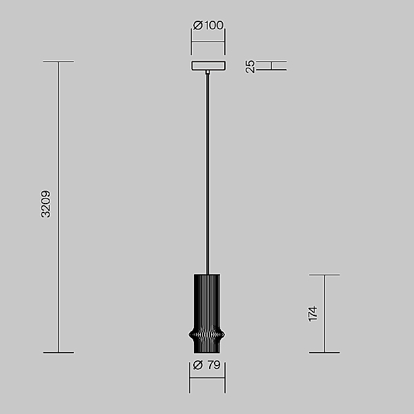 Светильник подвесной Pilastro MOD430PL-L5W3K1