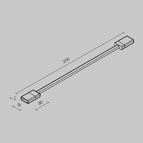 Коннекторы Комплектующие для уличной трековой системы Exility IP O-TR002-SC