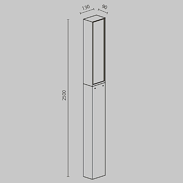 Уличный наземный светильник Blitz O470FL-L40GF3K