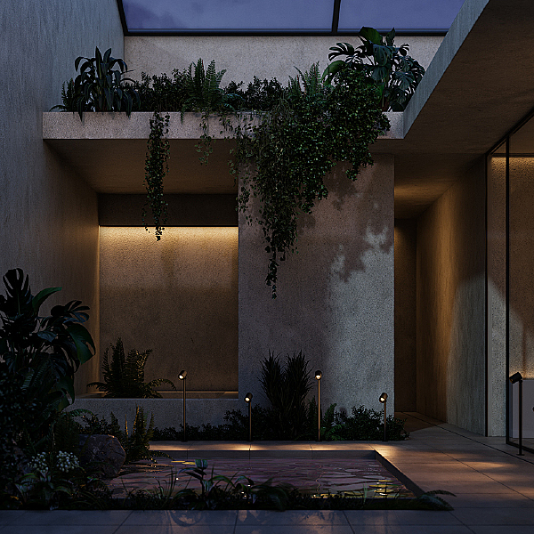 Уличный наземный светильник Spira O497FL-L12B3K1