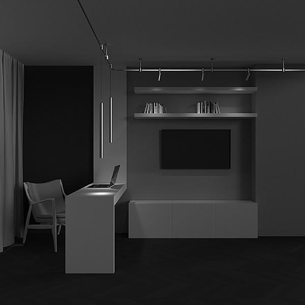 Трековый светильник Focus Led TR156-1-5W3K-PT