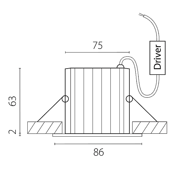 Уличный встраиваемый Ciclone 385046