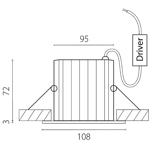 Уличный встраиваемый Ciclone 385147