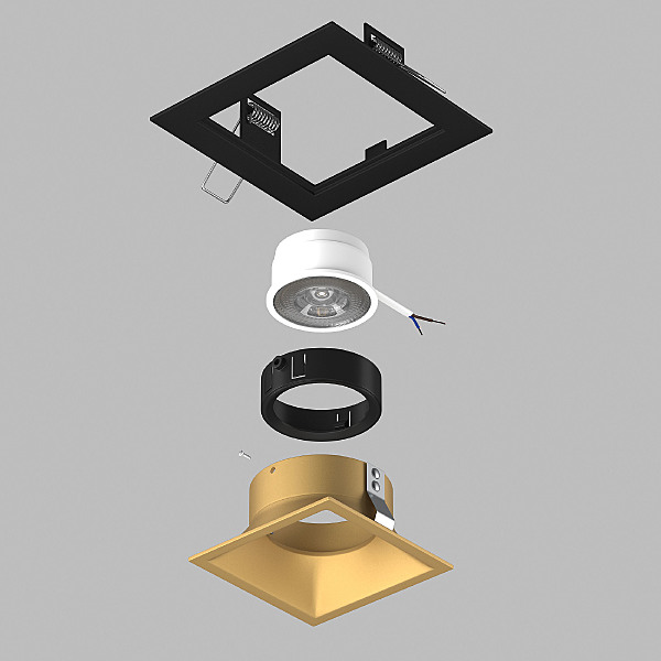 Встраиваемый светильник Domino D51703BMOD