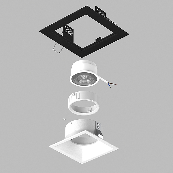 Встраиваемый светильник Domino D51706WMOD