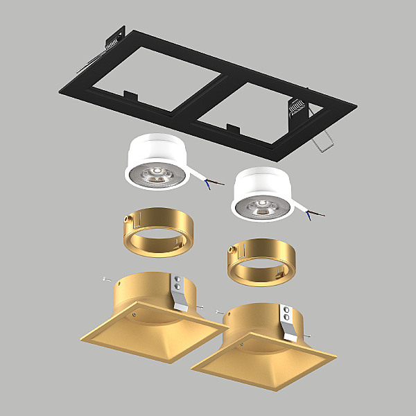 Встраиваемый светильник Domino D5270303GMOD