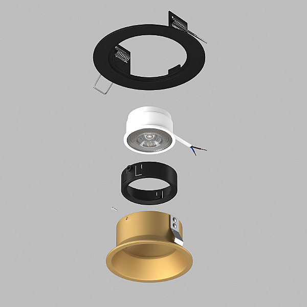 Встраиваемый светильник Domino D61703BMOD