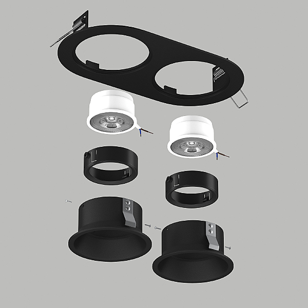 Встраиваемый светильник Domino D6570707BMOD