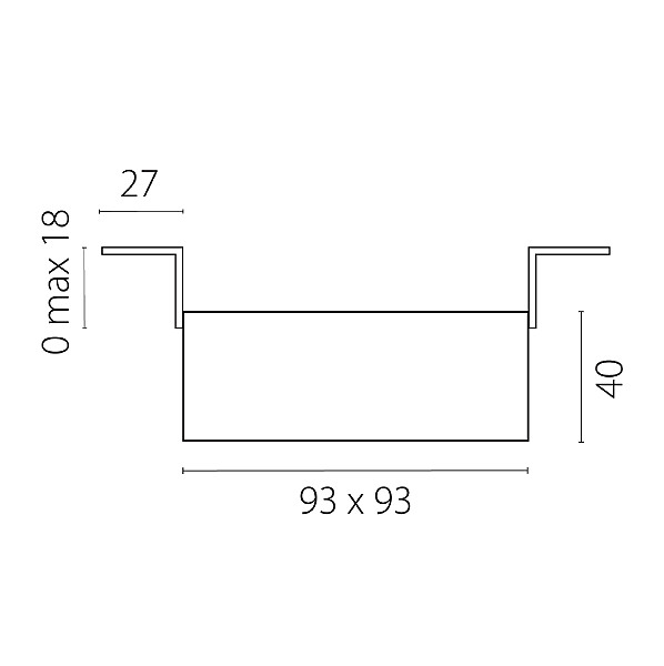 Встраиваемый светильник Domino G214503GMOD