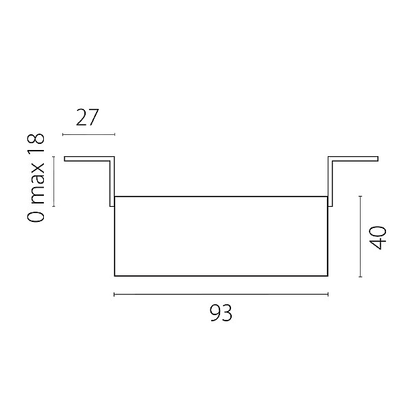 Встраиваемый светильник Domino G214603GMOD
