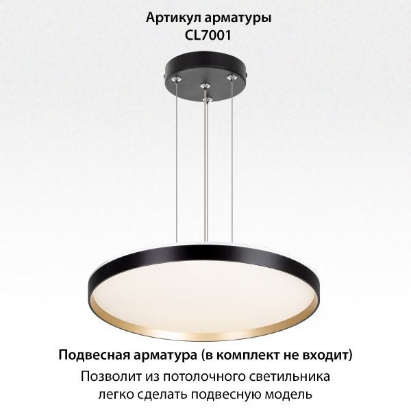 Светильник потолочный Etalon CL750501R