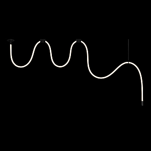 Светильник потолочный Thread 10388B Black