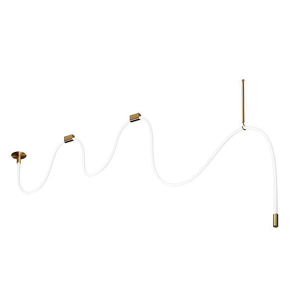 Светильник потолочный Thread 10388B Brass
