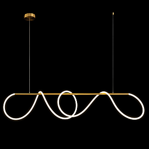 Светильник подвесной Thread 10388P/B Brass