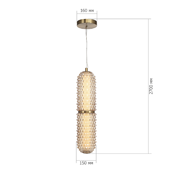 Светильник подвесной SAGUARO SL6144.303.01