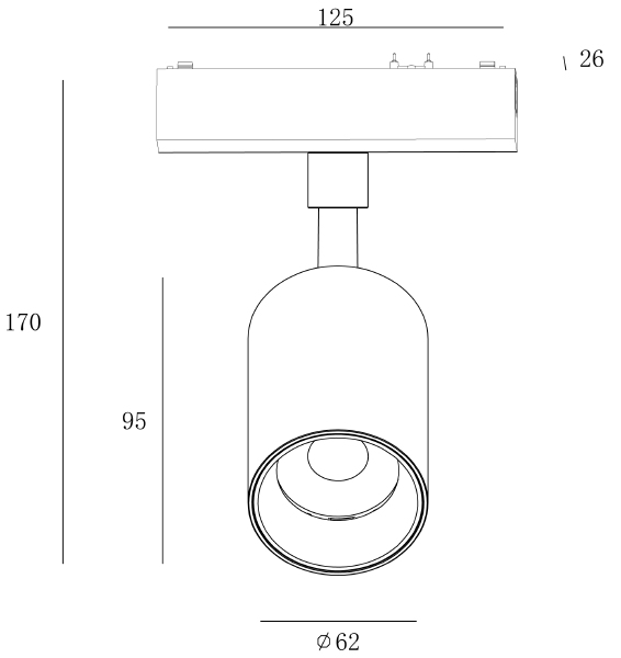 Трековый светильник SLIM SL-SLIM-SPBL-20-CCT