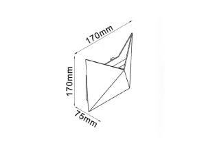 Уличный настенный светильник GW GW-A816-7-BL-WW