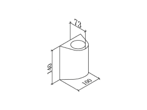 Уличный настенный светильник JY LW-A0148A-BL-WW