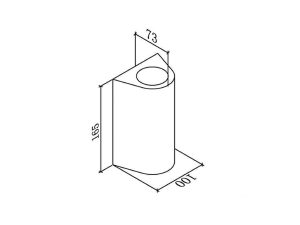 Уличный настенный светильник JY LW-A0148B-BL-WW